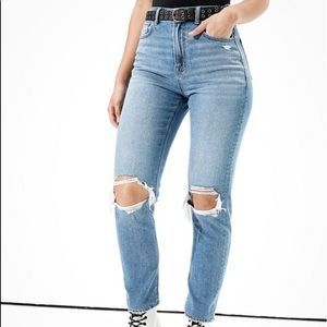 NWT American eagle mom Jeans size 14 short